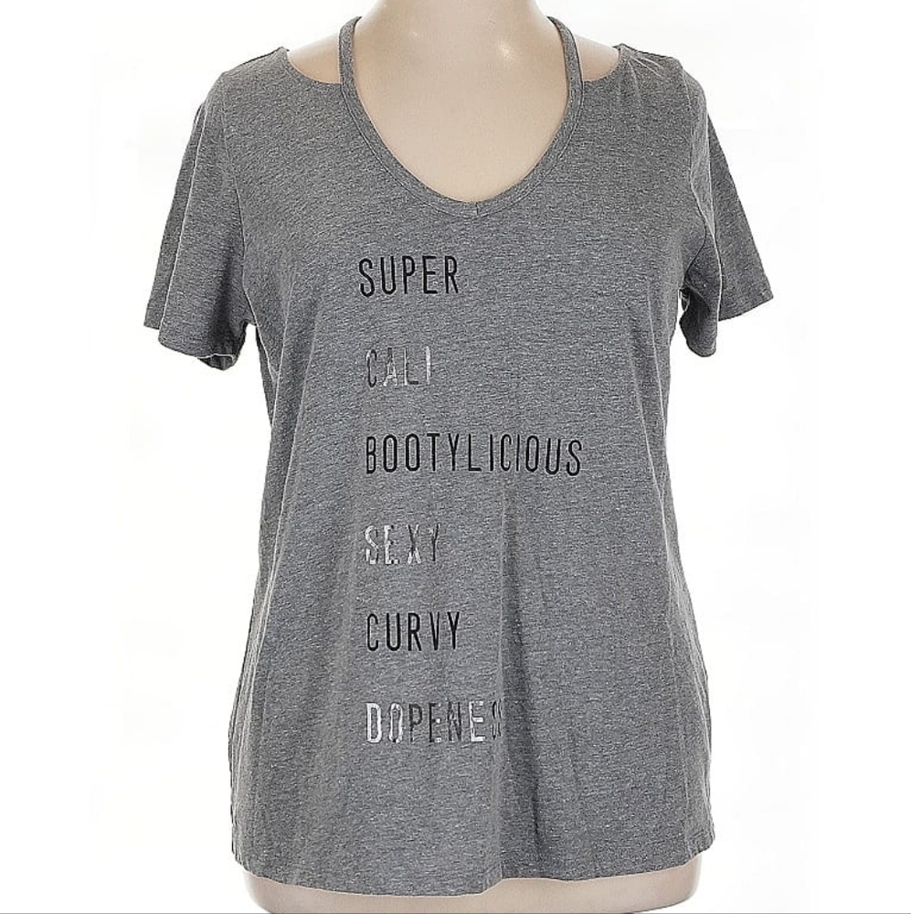 NWOT Lane Bryant Tee "Super Cali Bootylicious Sexy Curvy Dopeness"